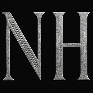 Nick Holmes monogram icon linking to photography portfolio at nickholmesphoto.com